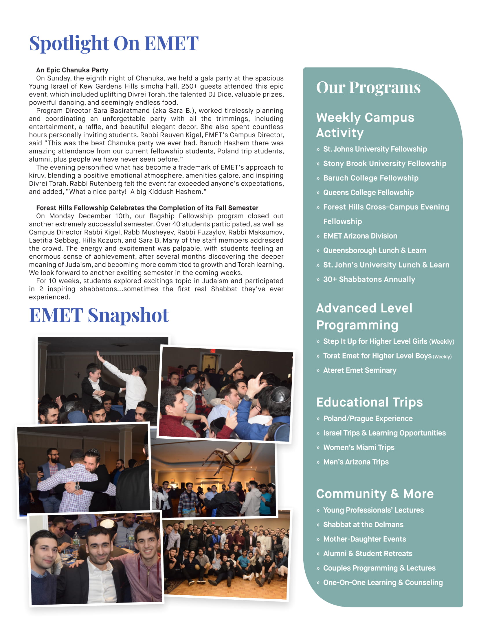 Emet Outreach