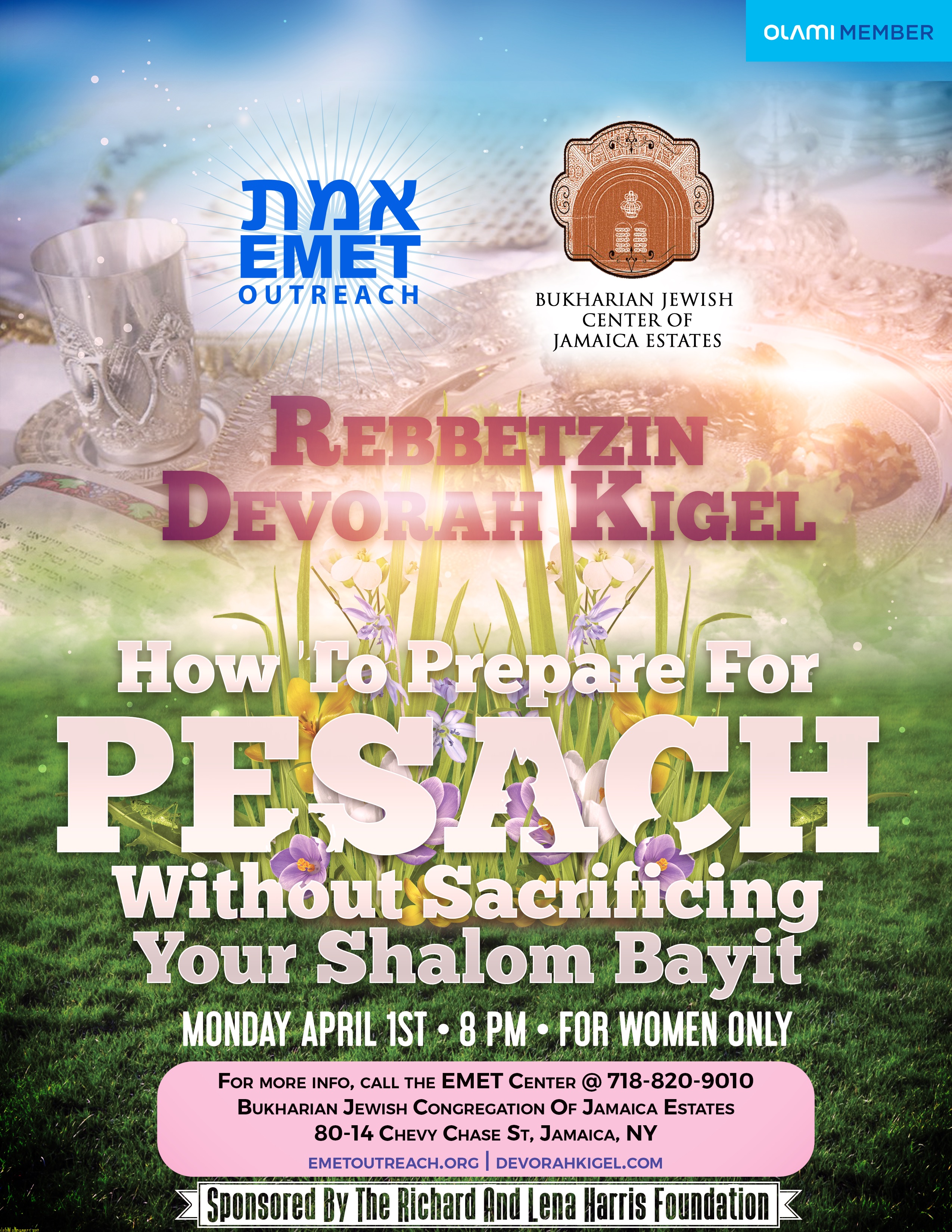 Reb Kigel Prepare For Pesach Without Sacrafice Shalom Bayit 2019