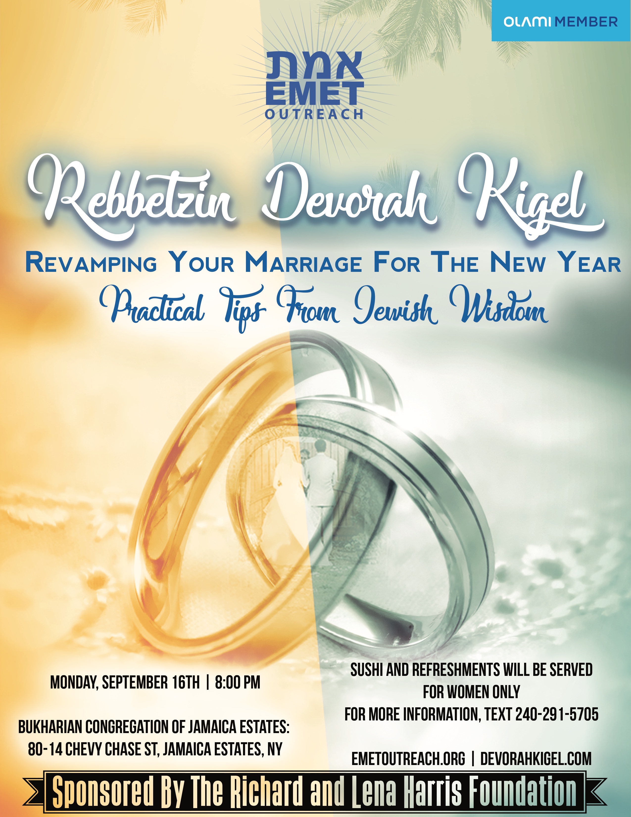 Reb Kigel Revamping Your Marriage For The New Year 2019