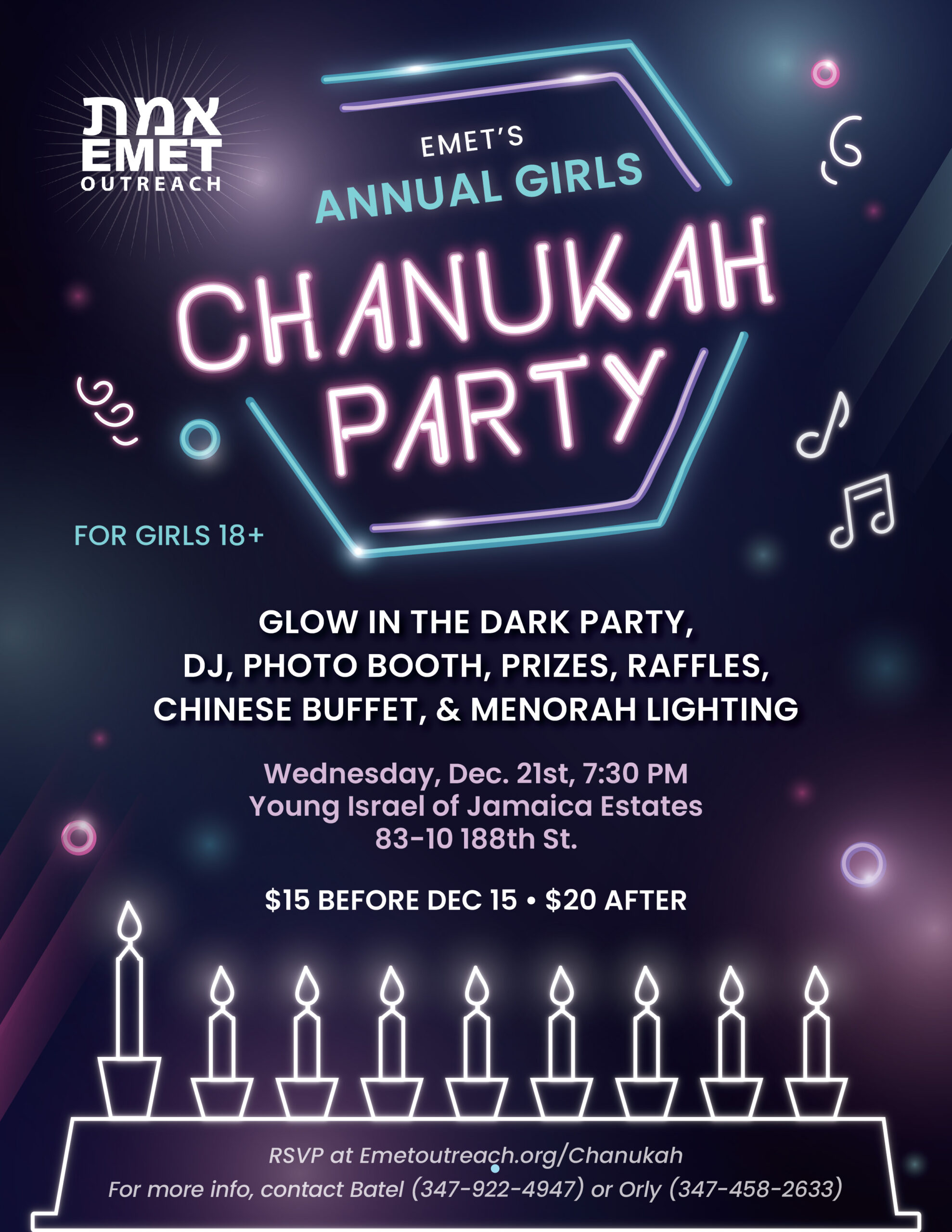 Chanukah Party flyer 12-14-01